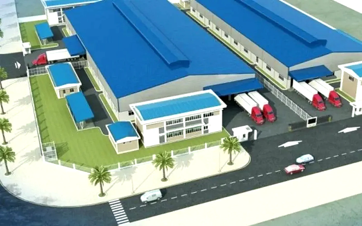 Nhà xưởng, kho logistics đường container