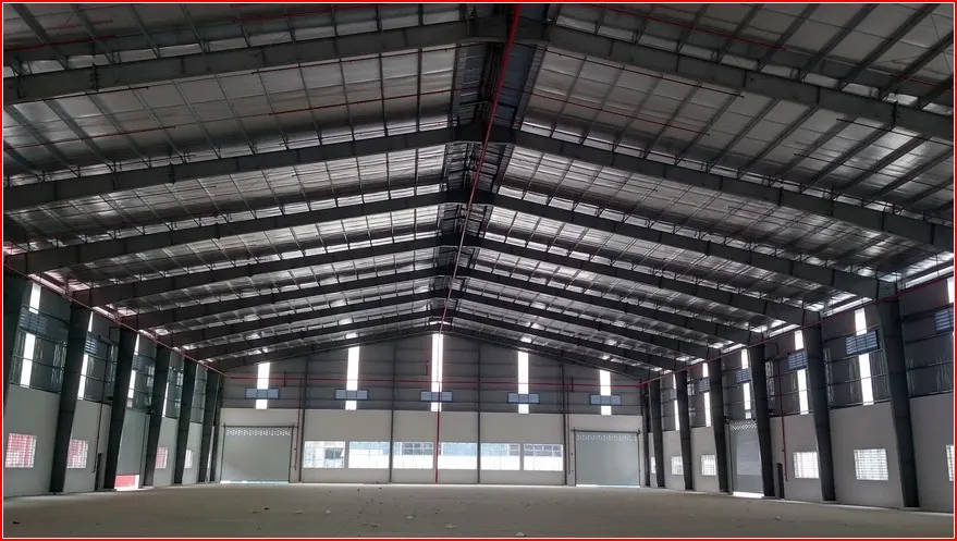 cho thue nha xuong moi xay 7 600m2 trong kv 1 4ha binh chanh chuan cong nghiep gan long an gia re